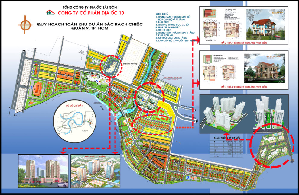 Hạ tầng, quy hoạch của Rạch Chiếc | 1